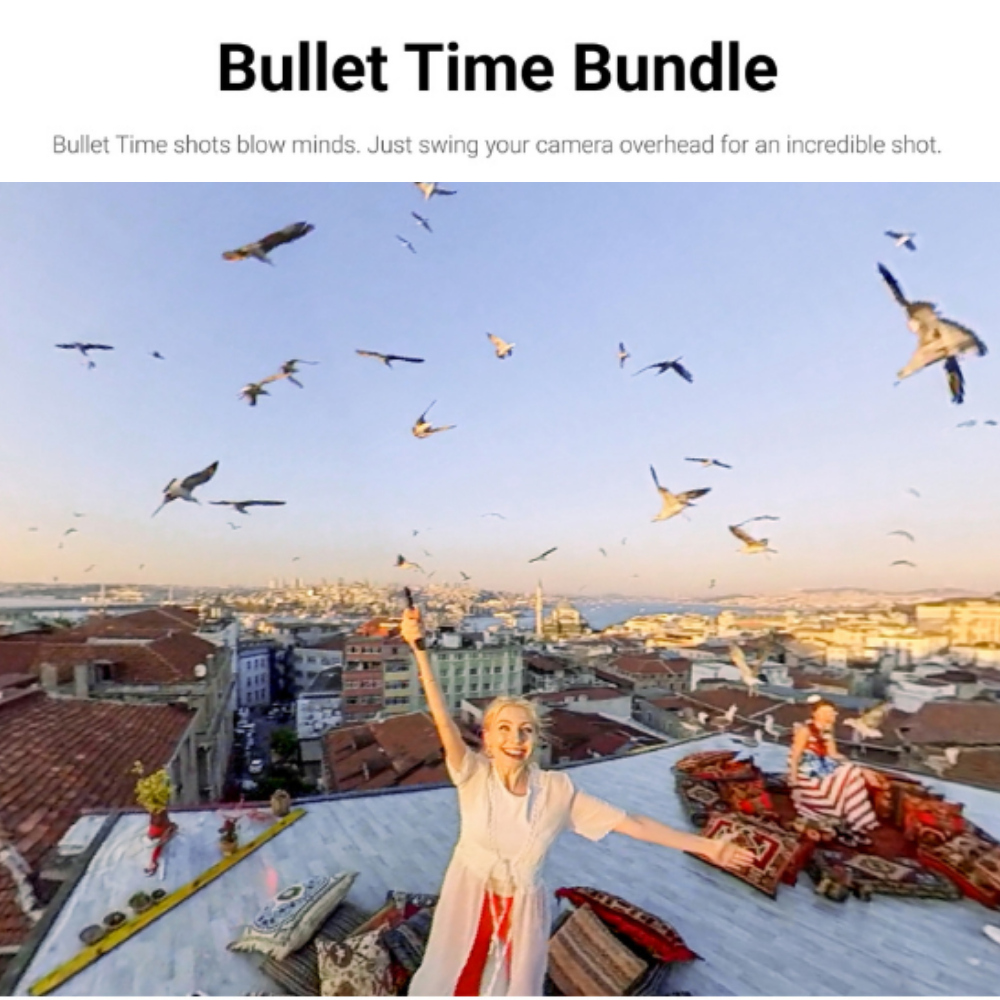 bullet time handle 360 camera spinning grip