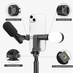smartphone holder dual cold shoe mount