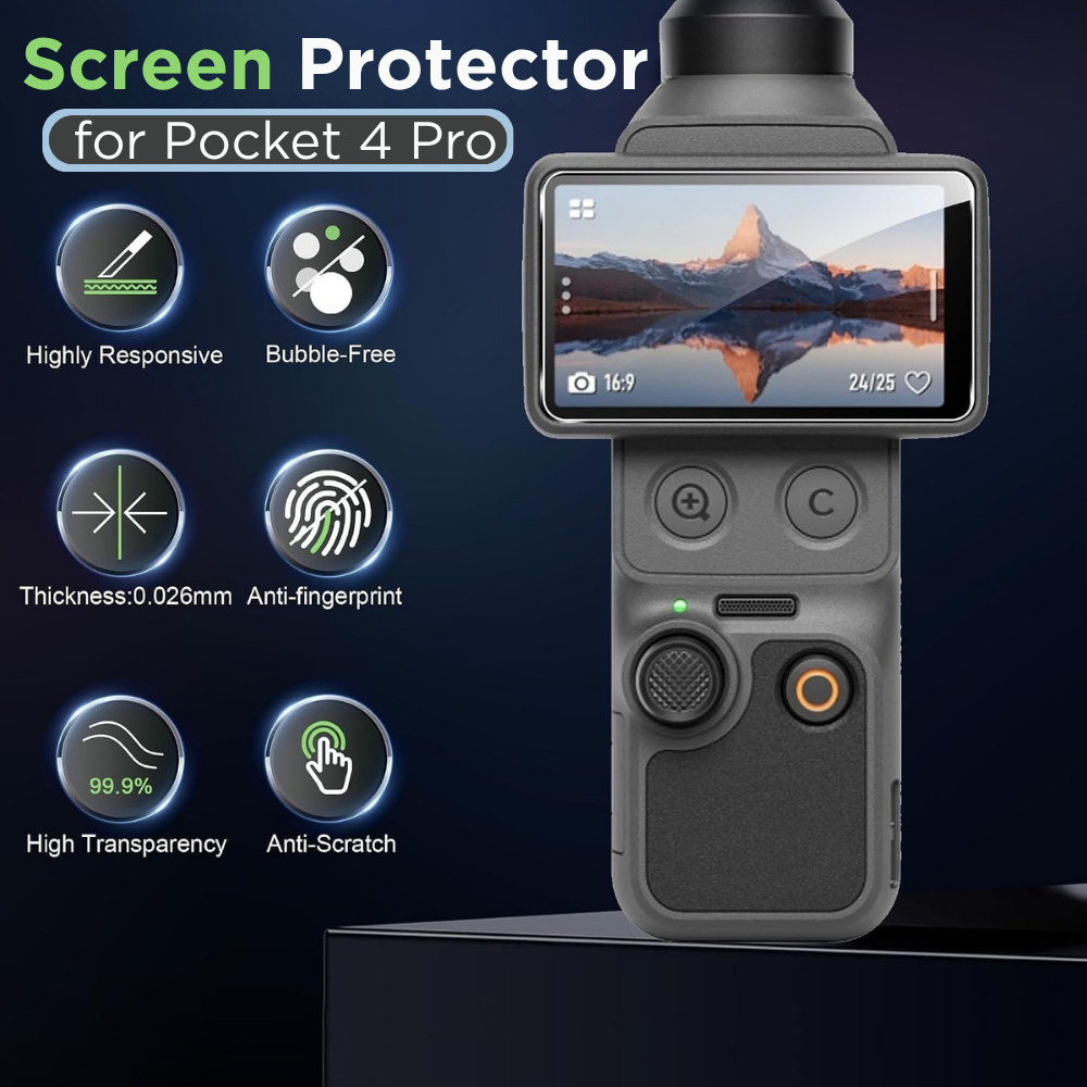 Tempered glass for DJI Osmo Pocket 4 Pro