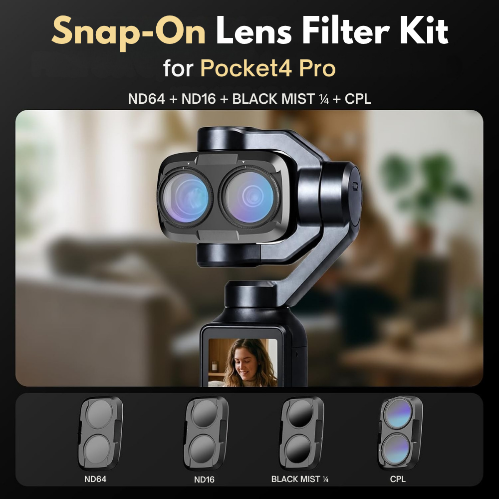 DJI Osmo Pocket 4 Pro ND Filter Kit