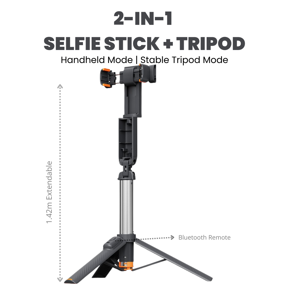360 rotation mobile selfie stand
