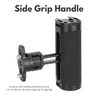 dslr cage side handle with cold shoe mount