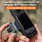 magnetic quick release mount for Insta360 X4 Air camera
