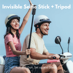 invisible selfie stick with tripod for 360 camera