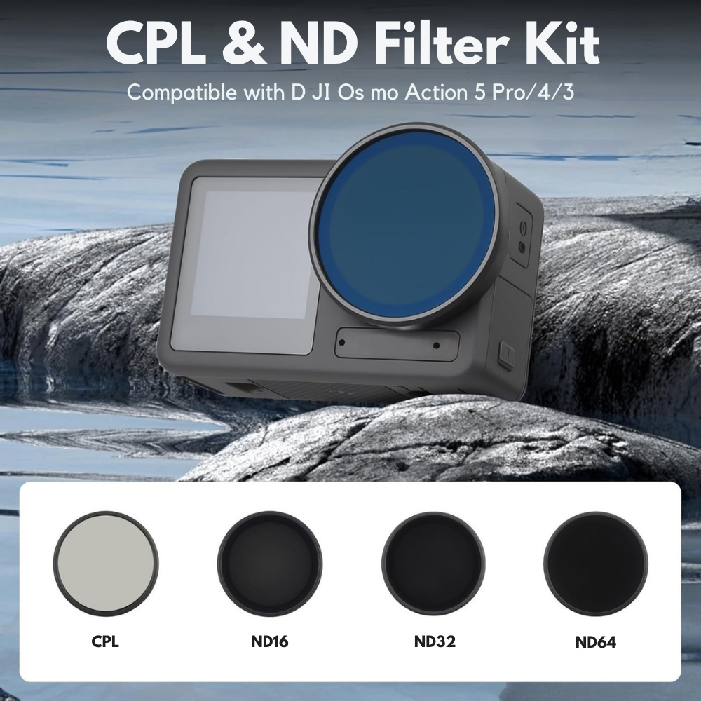 ND Filter Set for DJI Osmo Action 4