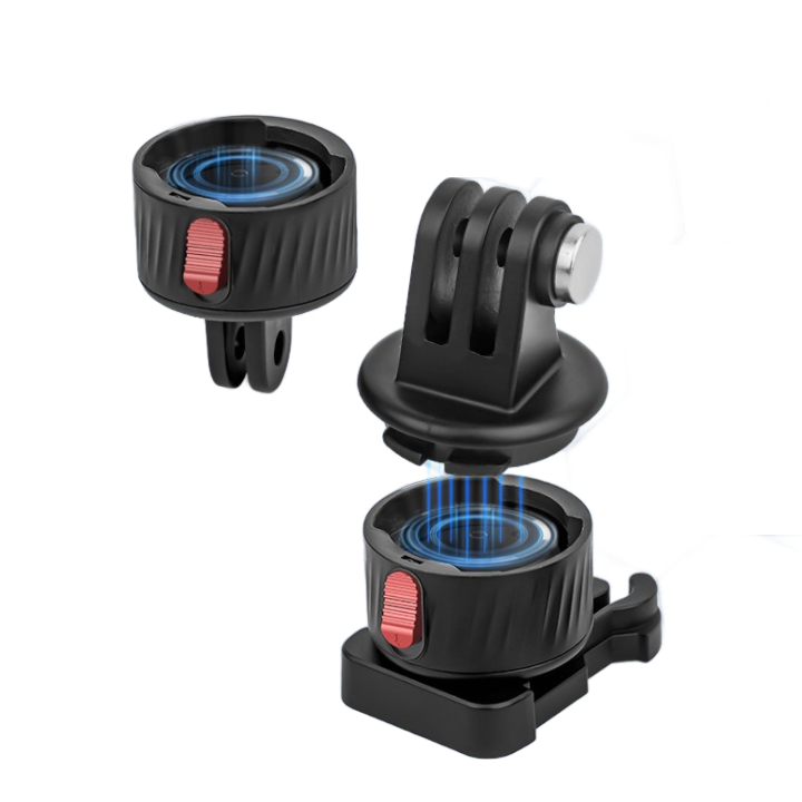 Strong magnetic lock base with 1/4 inch screw adapter