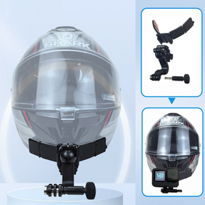 Helmet chin mount with removable quick release