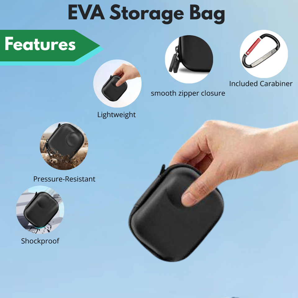 Shockproof and pressure-resistant travel case for Insta360 GO Ultra