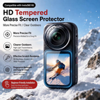 Tempered Glass Screen Protector for Insta360 X6 full screen coverage