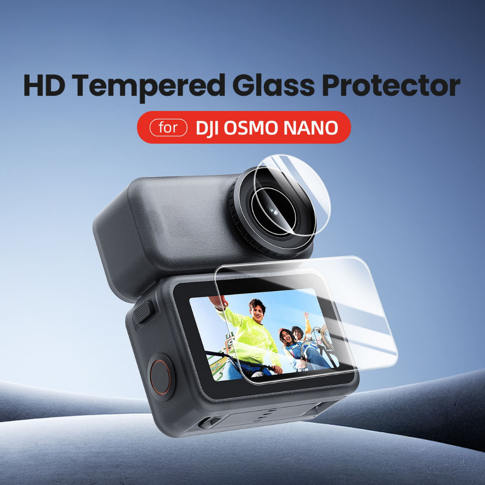 HD clear film guard with hydrogel lens protection for DJI Osmo Nano