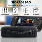steam deck travel case accessory storage bag
