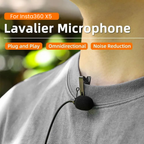 type c lavalier microphone for insta 360 x5
