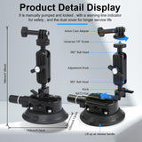 yantralay vaccum suction mount ulanzi sc-02 mount for gopro hero 12 insta onex4 accessories for insta 360 camera