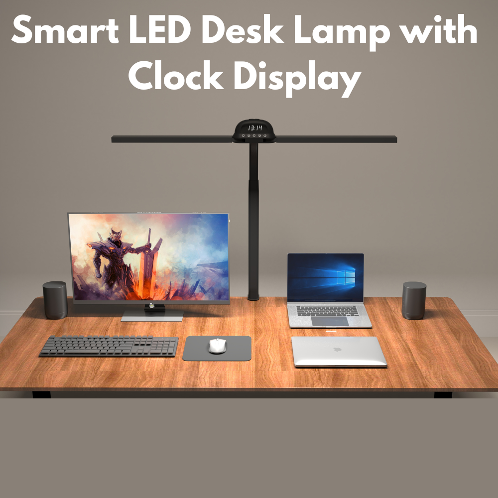 Adjustable brightness LED table lamp for study use