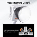 Studio LED light 2700–6500K for video shooting and live streaming