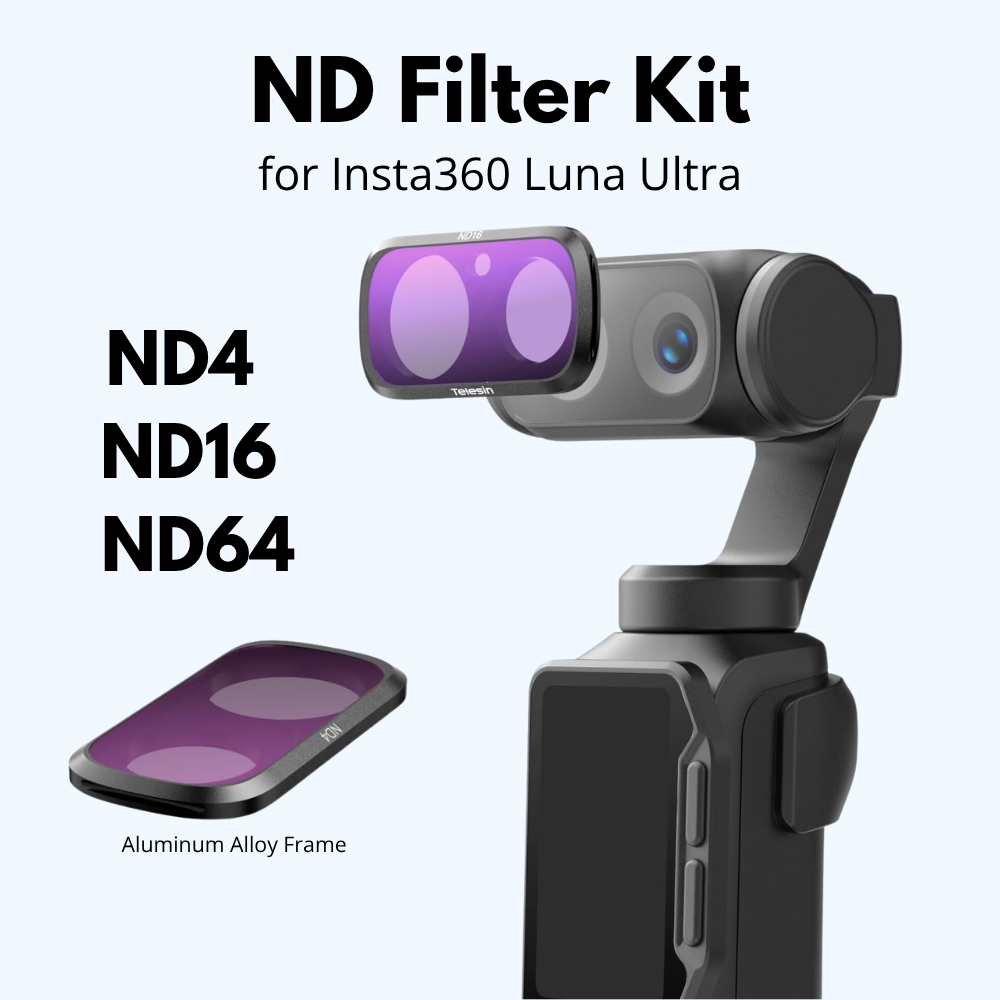 ND4 ND16 ND64 filters for Insta360 Luna Ultra