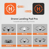 Foldable helipad for Mini 4 Pro, Mavic, Air and Holy Stone drones