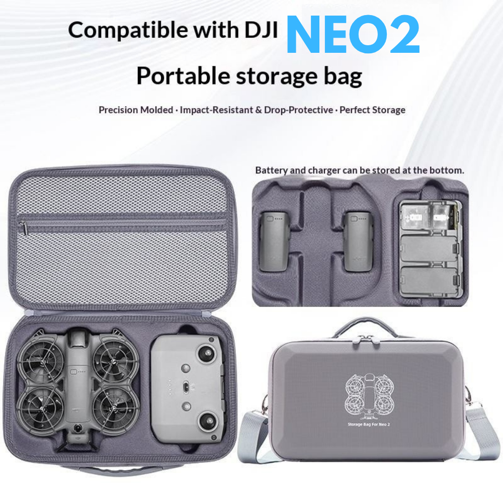 drone storage case custom compartments neo 2