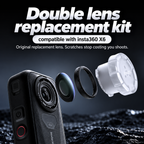 Front and Rear Replacement Lenses for Insta360 X6

