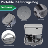 Hard shell travel bag for DJI Mini 5 Pro with shoulder strap