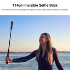 360 camera invisible selfie stick third person