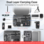 Insta360 X5/X4 Carry Case Portable Storage Bag with Strap
