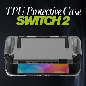 Clear anti-scratch shockproof case for Switch 2 handheld console