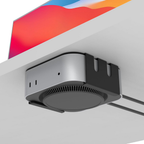 Heavy duty steel mount holder compatible with Mac Mini M4 Pro