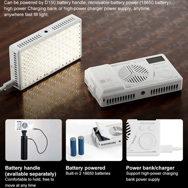 Portable photography flashlight for video shooting and streaming