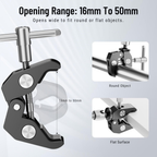 adjustable jaw super clamp 16mm to 50mm mounting tool