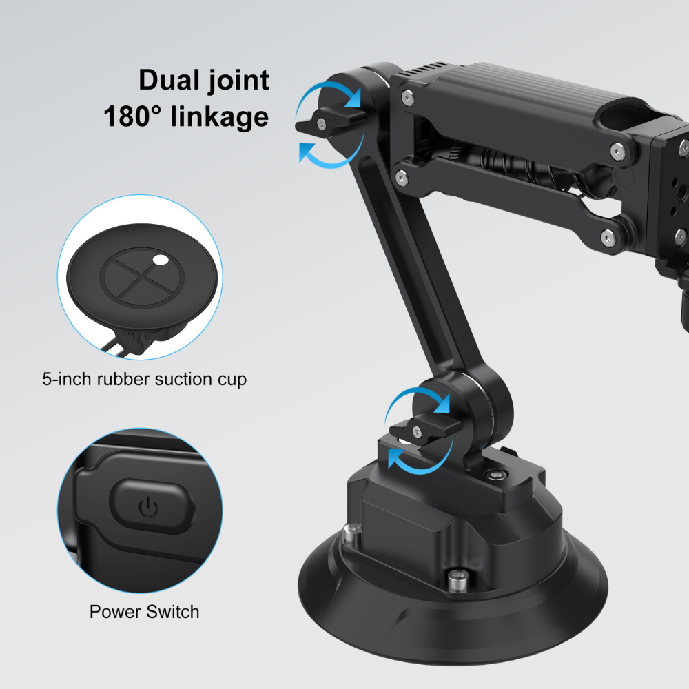 electric suction camera mount for car filming