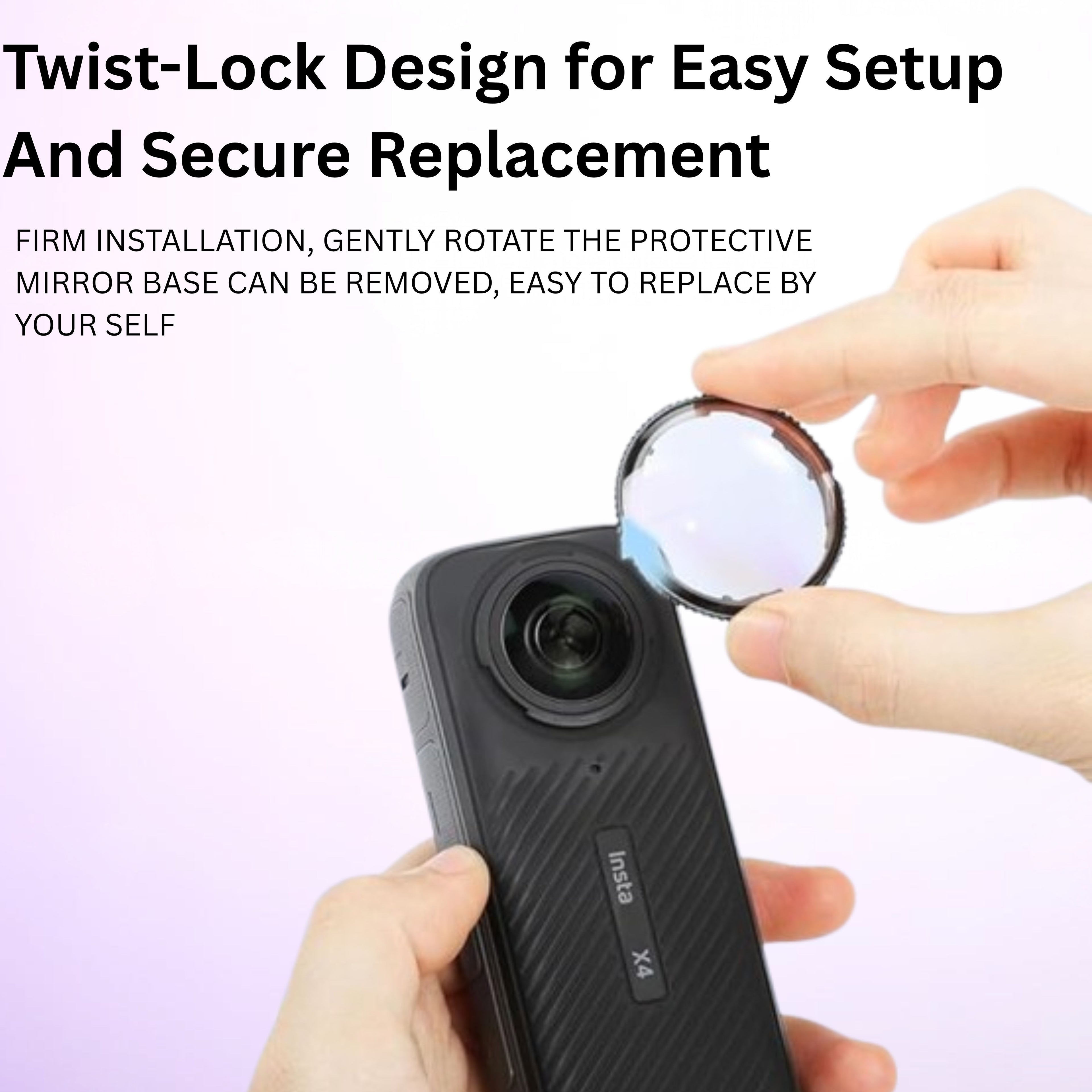 Lens Guard 2 Pack Protective Covers for Insta360 X4 Camera