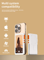 Magnetic selfie monitor screen 