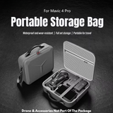 Soft PU leather drone storage bag for travel and protection