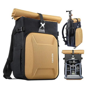 Canvas DSLR camera backpack with laptop space and waterproof design