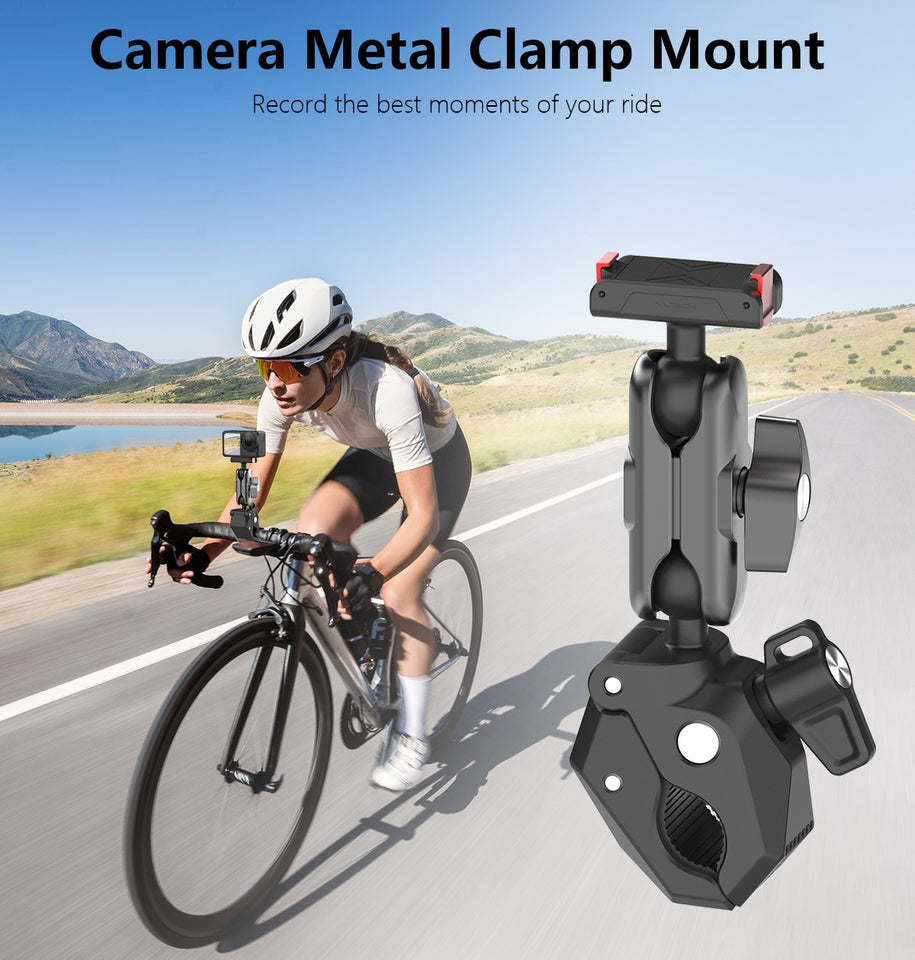 Motorcycle Bike Handlebar Clamp with Magnetic Quick Release 