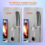 Wall mount storage stand for PS5 digital edition
