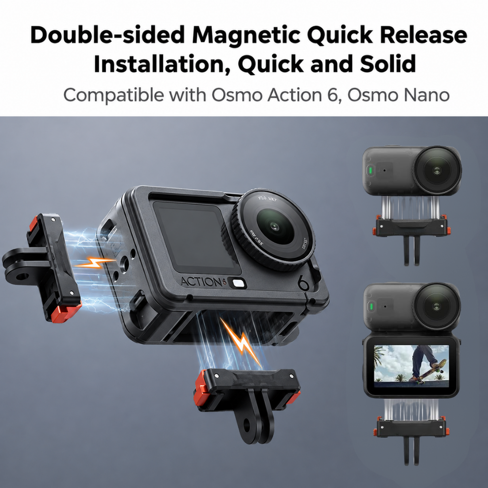 Magnetic Adapter Mount for DJI Osmo Nano camera