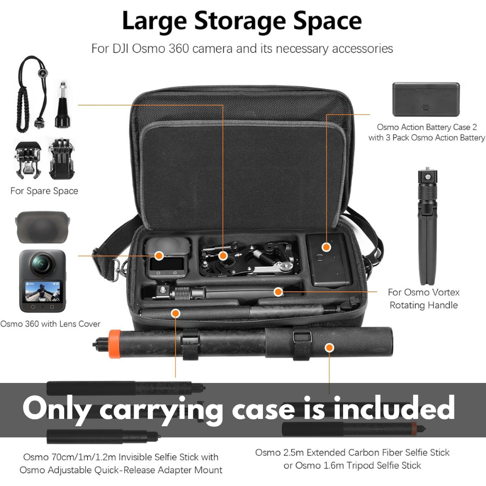 hard protective case for dji osmo 360 camera accessories