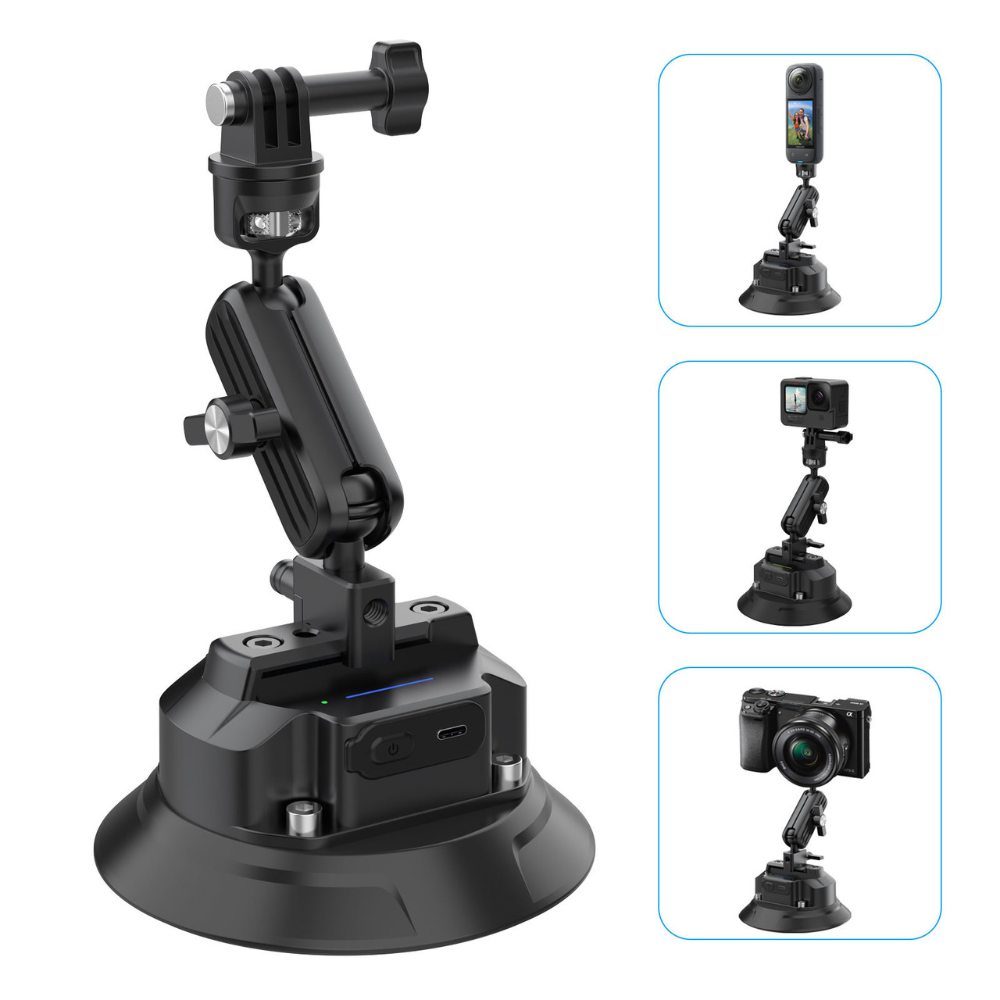 electric camera mount for car filming
