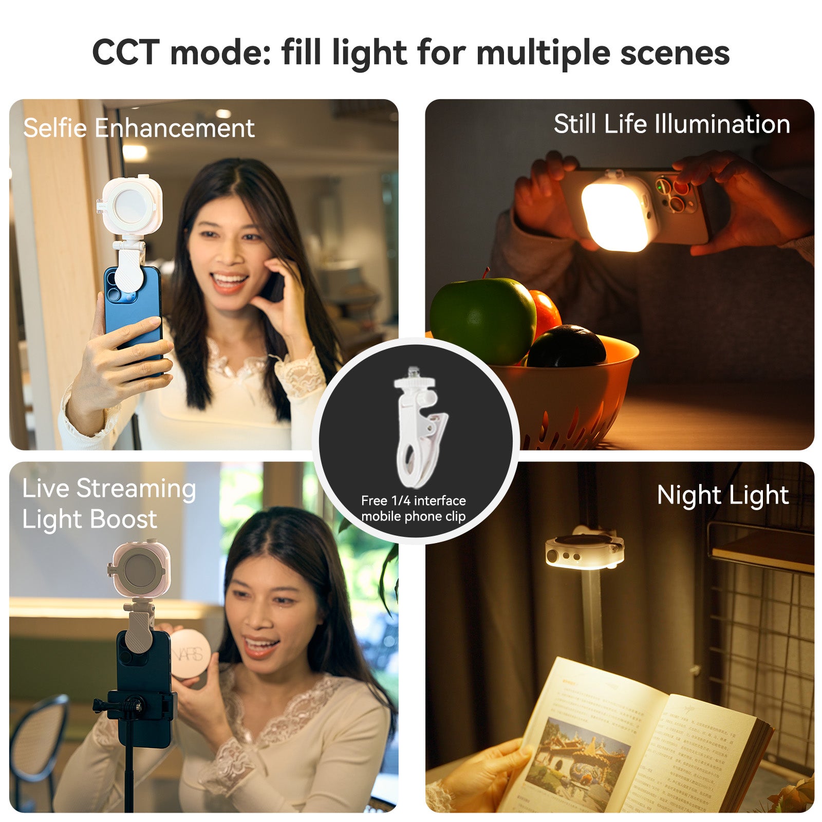 hone light, mobile light, selfie light, LED phone light, smartphone light, video light for mobile, portable LED light, mini LED light, magnetic phone light