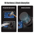 Tempered glass lens protector compatible with DJI Osmo Action 5 Pro