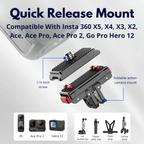 magnetic camera mounting adapter for Insta360