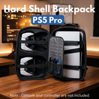 PS5 Pro travel backpack with storage compartments