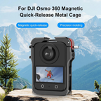 Metal Camera Cage with Lens Protector for DJI Osmo Action 360