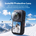 Lens Guard for Insta360 X6 snap-on lens protection