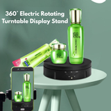 Motorized display stand with remote and USB power