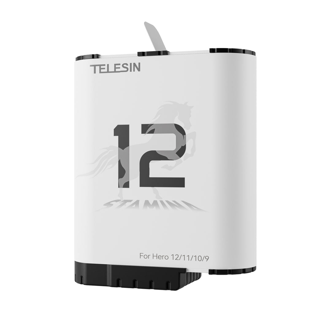 telesin stamina battery for gopro hero 12 hero 11 action camera accessories 