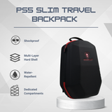 ps5 slim backpack with compartments for console accessories