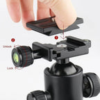 Panoramic Tripod Head, Quick Release Tripod Head, Metal Ball Head, 360 Degree Tripod Head, Heavy Duty Ball Head,